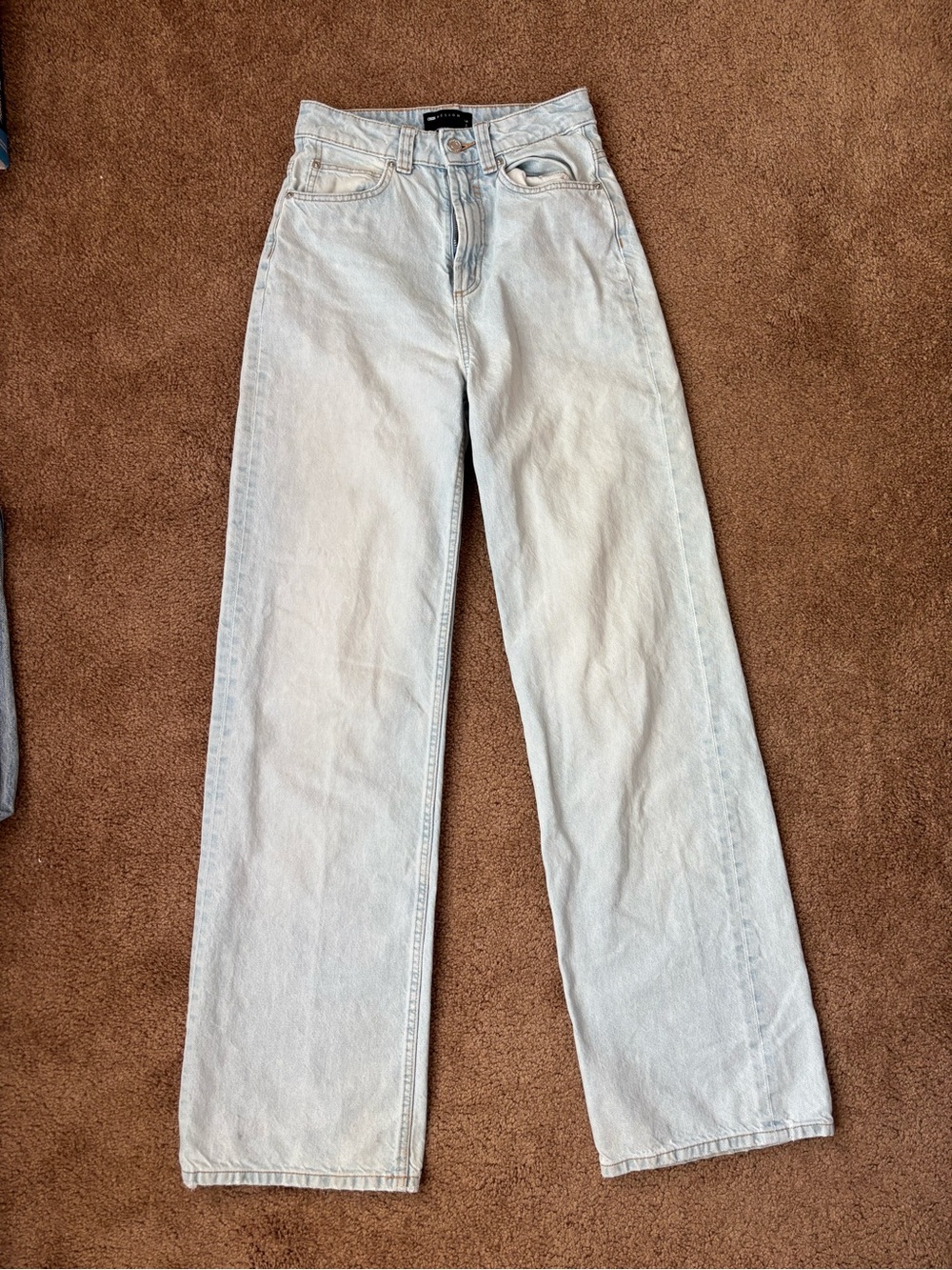 ASOS 24/36 Tall Light Blue Straight Leg Women's Jeans
